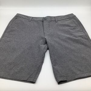 Hang Ten Mens Shorts‎ Grey Striped Size 36 NWT